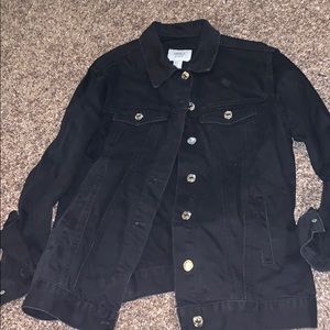 Black jean jacket